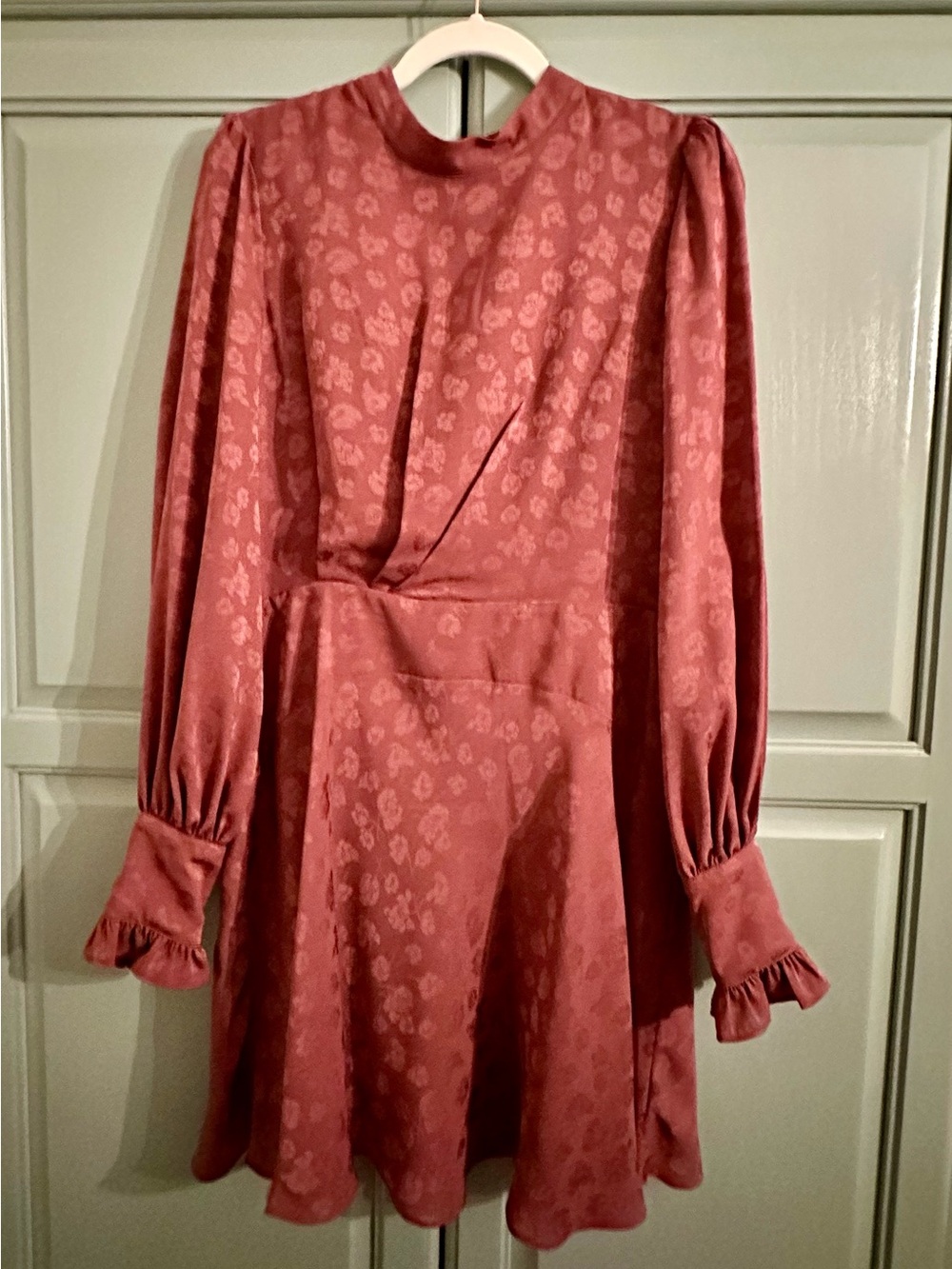 Ever New Dusty Rose Long Sleeve Dress